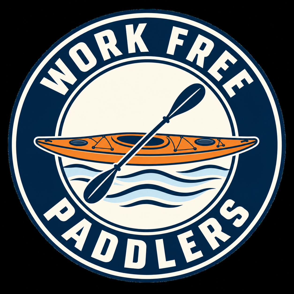 Work Free Paddlers logo